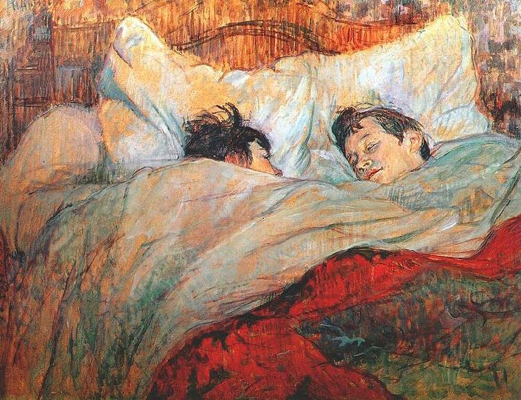 Henri de toulouse-lautrec Bed oil painting image